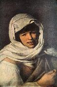 MURILLO, Bartolome Esteban The Girl with a Coin (Girl of Galicia) sg oil on canvas